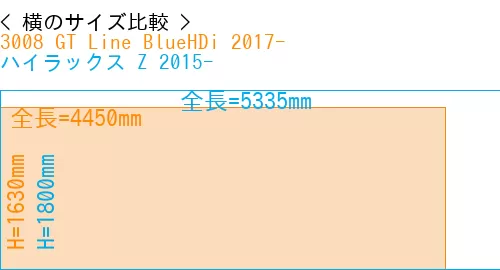 #3008 GT Line BlueHDi 2017- + ハイラックス Z 2015-
